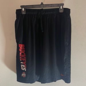 Mens Nike Dri-fit Ohio state shorts
